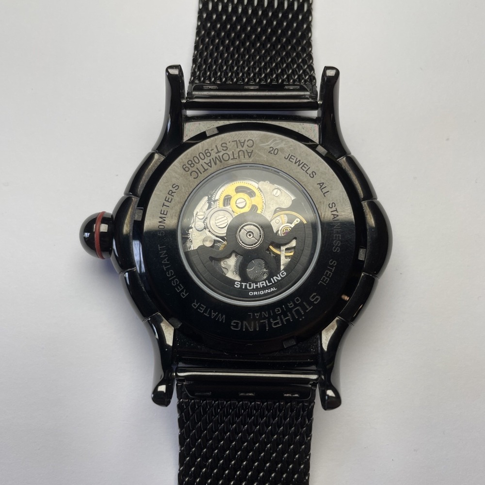 Stuhrling Original Automatic Watch With Steel Mesh Band 53mm - Picture 2 of 8